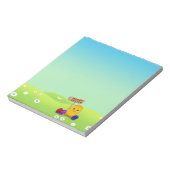 キュートハッピーイースターベビーシック ノートパッド (回転)