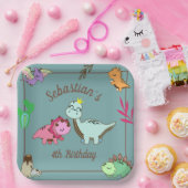 キュートハッピーウィーズバースデーパーティー紙プレート ペーパープレート (パーティー)