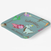 キュートハッピーウィーズバースデーパーティー紙プレート ペーパープレート (傾斜あり)