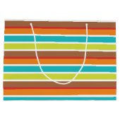 キュートハッピーキャンパーサインパーティーバッグ ラージペーパーバッグ (裏面)