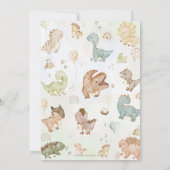 キュートハッピーディオランス1st第1お誕生日ケーキ 招待状 (裏面)