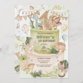 キュートハッピーディオランス1st第1お誕生日ケーキ 招待状 (正面/裏面)