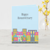 キュートハッピーハウス不動産仲介業者カード カード (黄色い花)