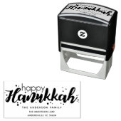 キュートハッピーハヌカー差出人住所 セルフインキングスタンプ (インサイチュ)