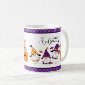 キュートハッピーハローウィン格言カボチャ秋 コーヒーマグカップ (正面右)