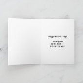 キュートハッピーファーザーズデイランチファームブル カード (内部)