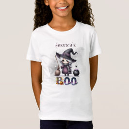 キュートハッピーブーおばけハロウィンキッズTシャツ Tシャツ