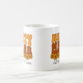 キュートハッピーママ金ゴールド&ブラウンズコーヒーマグ コーヒーマグカップ (中央)