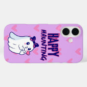 キュートハッピー幽霊iPhoneケース Case-Mate iPhoneケース (裏面 (横))