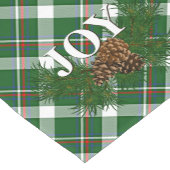 キュートハッ魅力的プホリデーズジョイキャビンホームデコール ショートテーブルランナー (コーナー)