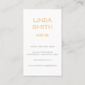 キュートハニービーアピールビーキーパーファーム 名刺 (裏面)