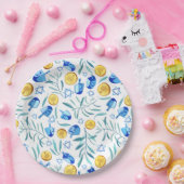 キュートハヌッカウォーター色バーバルミツワーユダヤ ペーパープレート (パーティー)