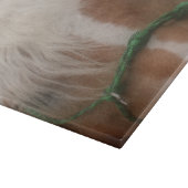 キュートハフリンガーホース顔動物 カッティングボード (角)