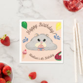 キュートハムスターデイプールパーティー スタンダードカクテルナプキン (インサイチュ)