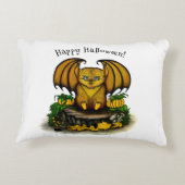 キュートハロウィーンこうもり アクセントクッション (裏面)