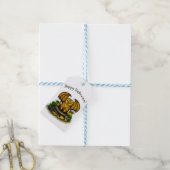 キュートハロウィーンこうもり ギフトタグ (より糸付き)