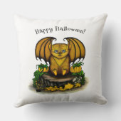 キュートハロウィーンこうもり クッション (裏面)