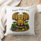 キュートハロウィーンこうもり クッション (ブランケット)