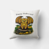 キュートハロウィーンこうもり クッション (裏面)