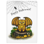 キュートハロウィーンこうもり クリップボード (裏面)