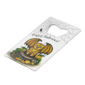 キュートハロウィーンこうもり クレジットカード栓抜き (正面アングル)