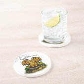 キュートハロウィーンこうもり コースター (側面)