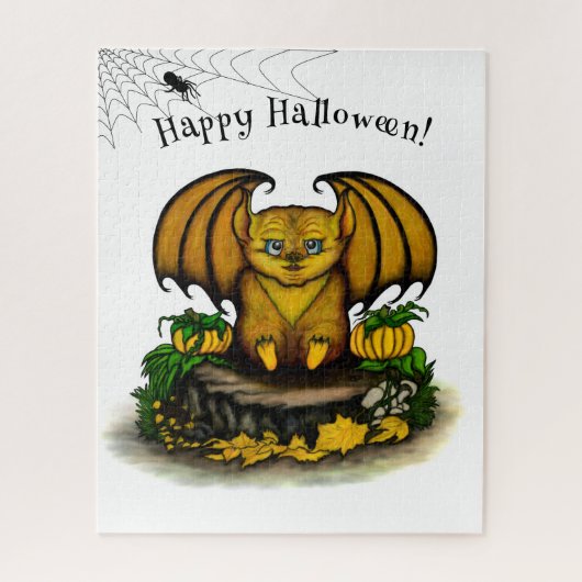 キュートハロウィーンこうもり ジグソーパズル (縦)