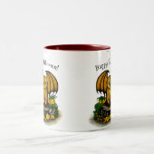 キュートハロウィーンこうもり ツートーンマグカップ (中央)