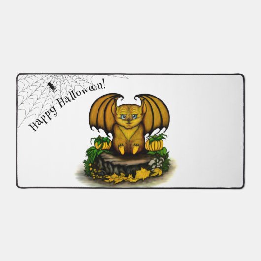 キュートハロウィーンこうもり デスクマット (正面)