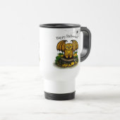 キュートハロウィーンこうもり トラベルマグ (正面右)