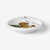 キュートハロウィーンこうもり ペーパーボウル (傾斜あり)