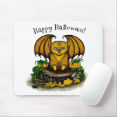キュートハロウィーンこうもり マウスパッド (マウス)