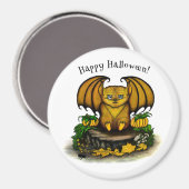 キュートハロウィーンこうもり マグネット (正面/裏面)