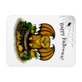 キュートハロウィーンこうもり マグネット (横)