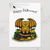 キュートハロウィーンこうもり メニュー (正面)