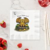 キュートハロウィーンこうもり 縁ありランチョンナプキン (インサイチュ)