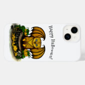 キュートハロウィーンこうもり Case-Mate iPhoneケース (裏面 (横))