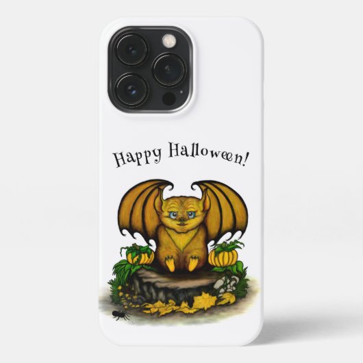 キュートハロウィーンこうもり iPhoneケース (裏面)
