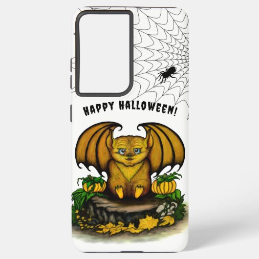 キュートハロウィーンこうもり SAMSUNG GALAXYケース (裏面)