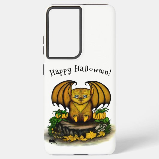 キュートハロウィーンこうもり SAMSUNG GALAXYケース (裏面)
