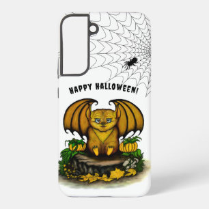 キュートハロウィーンこうもり SAMSUNG GALAXY S22+ケース