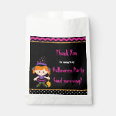 キュートハロウィーンウィッチガールハローウィンパーティ フェイバーバッグ (正面)