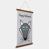 キュートハロウィーンウルフカスタム 吊り下げ型タペストリー (傾斜あり)