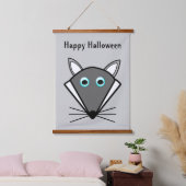 キュートハロウィーンウルフカスタム 吊り下げ型タペストリー (寝室)