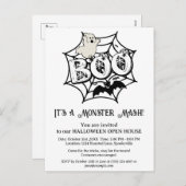 キュートハロウィーンオープンハウス招待状はがき シーズンポストカード (正面/裏面)