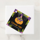 キュートハロウィーンカボチャフローラ誕生日 フェイバータグ (インサイチュ)