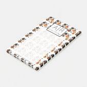 キュートハロウィーンカボチャ紙吹雪 ポストイット (アングル)