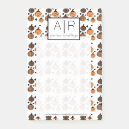 キュートハロウィーンカボチャ紙吹雪 ポストイット