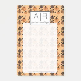 キュートハロウィーンカボチャ紙吹雪 ポストイット