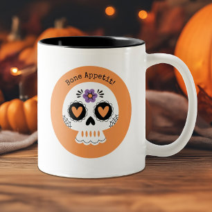 キュートハロウィーンシュガースカル ツートーンマグカップ